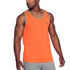 Men's Under Armour Tech Tank, Size: Medium, Orange