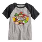 Boys 4-10 Jumping Beans&reg; Super Mario Bros. Raglan Graphic Tee, Size: 4, Med Grey
