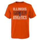 Boys' 4-18 Illinois Fighting Illini Light Streaks Tee, Size: 12-14, Orange