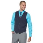 Men's Apt. 9&reg; Premier Flex Slim-fit Suit Vest, Size: Medium, Blue (navy)