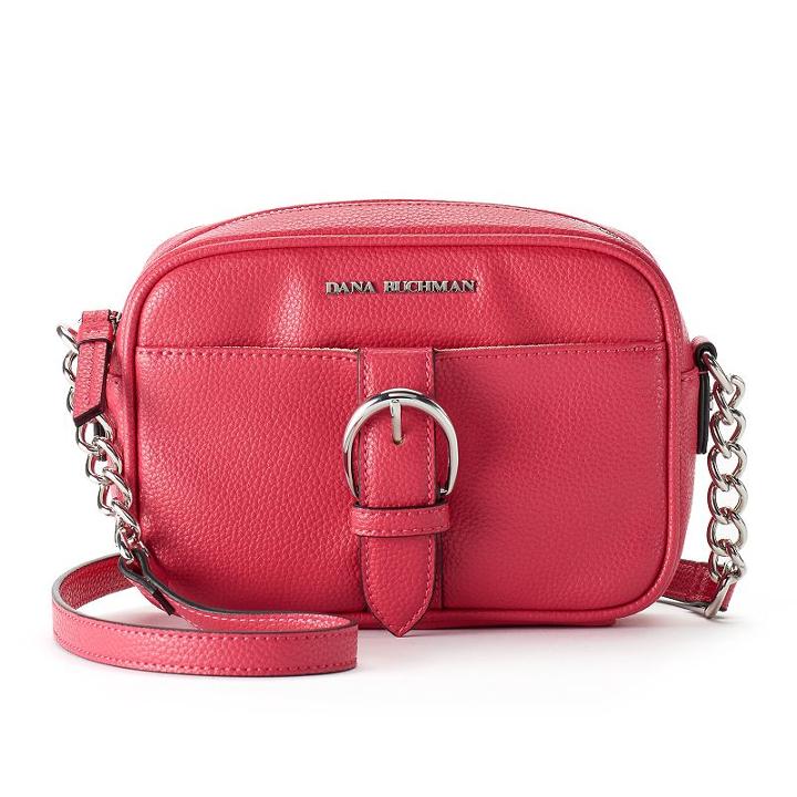 Dana Buchman Autumn Buckle Crossbody Bag, Women's, Light Pink