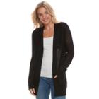 Juniors' So&reg; Open-stitch Cardigan Sweater, Teens, Size: Xs, Oxford