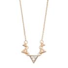 Lc Lauren Conrad Graduated Triangle Necklace, Women's, Gold