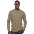 Men's Croft & Barrow&reg; Classic-fit Stretch Performance Crewneck Tee, Size: Xxl, Med Brown