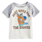 Toddler Boy Jumping Beans&reg; Scooby-doo Just Here For The Snacks Raglan Graphic Tee, Size: 5t, Oatmeal