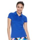 Women's Fila Sport&reg; Short Sleeve Golf Polo, Size: Xs, Med Blue