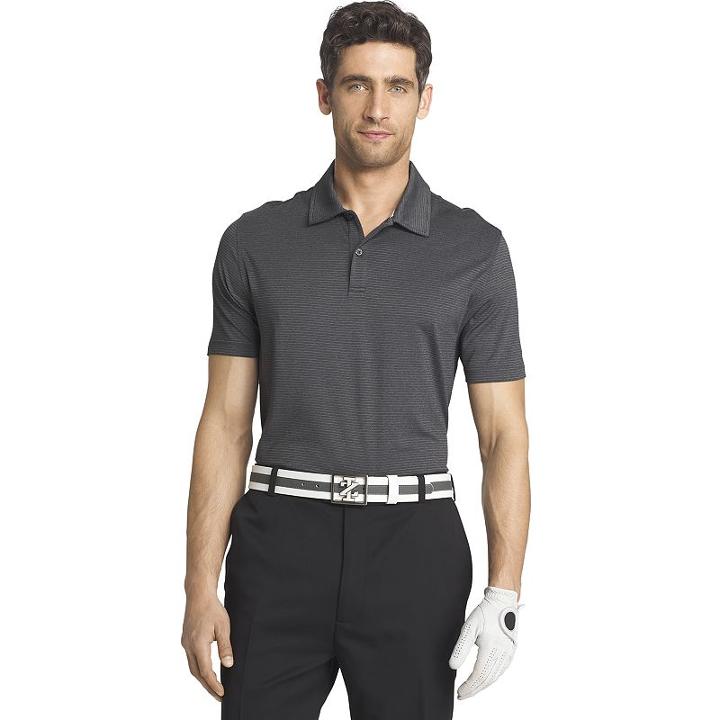Men's Izod Classic-fit Stretch Performance Golf Polo, Size: Medium, Black
