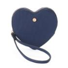 Lc Lauren Conrad Heart-shaped Wristlet, Women's, Blue (navy)