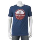 Men's Budweiser Test Tee, Size: Large, Med Blue