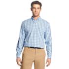 Men's Izod Premium Essentials Classic-fit Plaid Stretch Button-down Shirt, Size: Xl, Blue