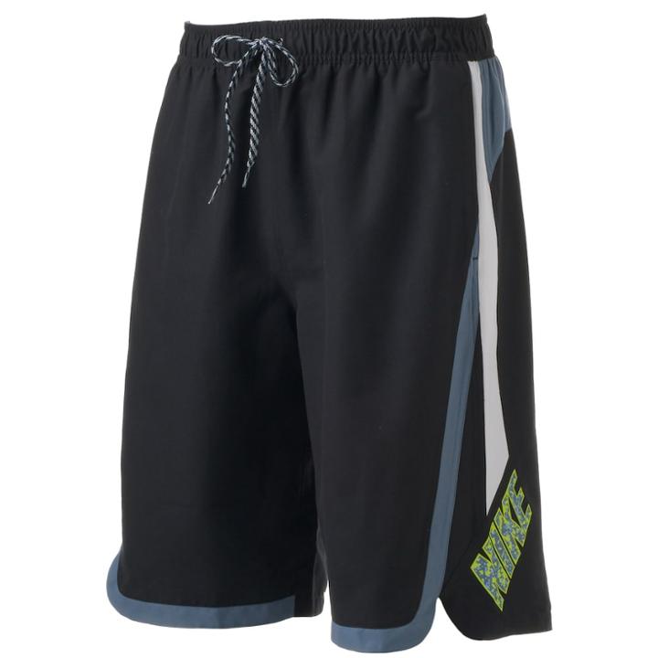 Big & Tall Nike Beacon Microfiber Volley Shorts, Men's, Size: 3xb, Black