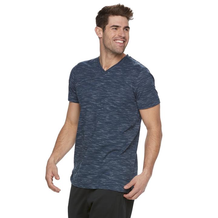 Men's Under Armour Sportstyle Core V-neck Tee, Size: Medium, Dark Blue