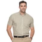 Big & Tall Van Heusen Classic-fit Wrinkle-free Button-down Shirt, Men's, Size: 3xb, Lt Beige