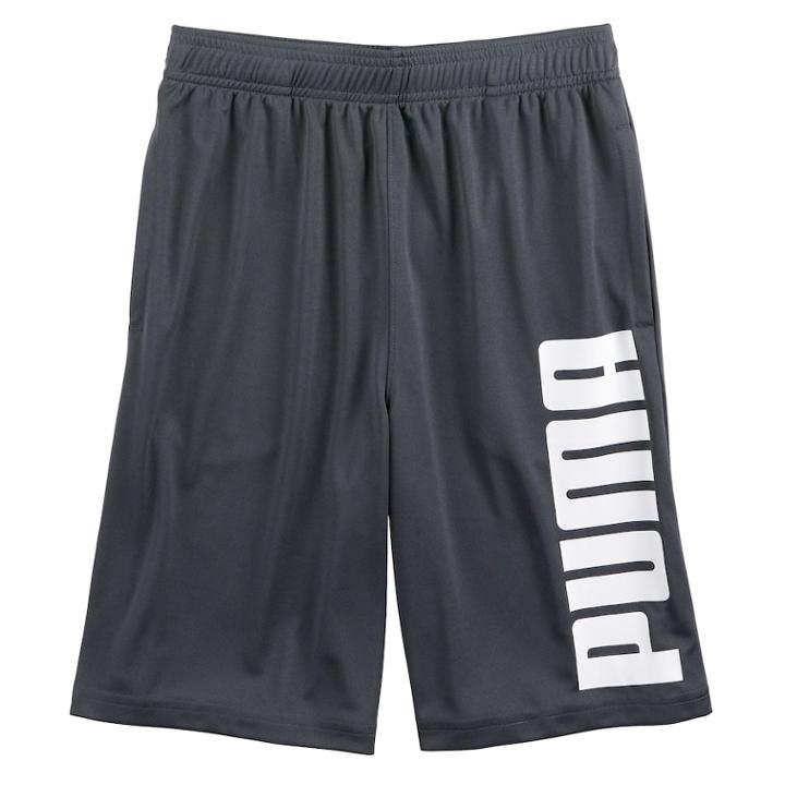 Boys 8-20 Puma Performance Shorts, Size: Small, Med Grey