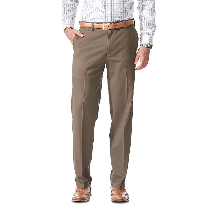 Men's Dockers&reg; Classic Fit Comfort Stretch Khaki Pants D3, Size: 33x30, Lt Beige