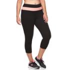 Plus Size Tek Gear&reg; Ruched-leg Capri Yoga Leggings, Women's, Size: 2xl, Oxford