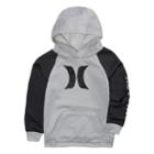 Toddler Boy Hurley Raglan Pullover Hoodie, Size: 2t, Dark Grey