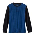 Boys 8-20 Urban Pipeline&reg; Henley, Size: Medium, Dark Blue