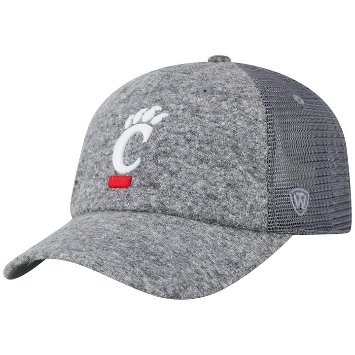 Adult Top Of The World Cincinnati Bearcats Fragment Adjustable Cap, Men's, Med Grey