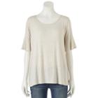Women's Lc Lauren Conrad Flutter Tee, Size: Xs, Natural
