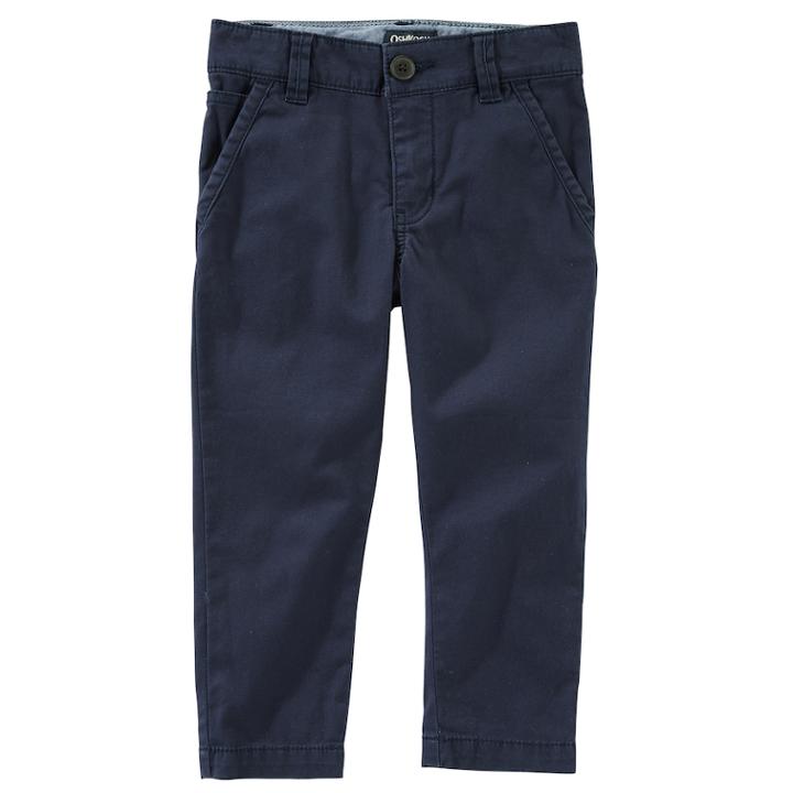 Boys 4-12 Oshkosh B'gosh&reg; Chino Khaki Pants, Size: 7, Blue