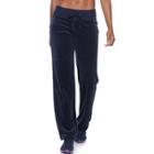 Women's Tek Gear&reg; Velour Drawstring Pants, Size: Large, Dark Blue