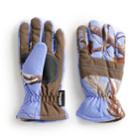 Girls 4-16 Hot Shot Realtree Ski Gloves, Size: 7-16, Purple (periwinkle)
