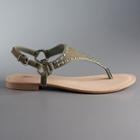Simply Vera Vera Wang Stella Women's Sandals, Size: 9, Green