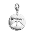 Personal Charm Sterling Silver Bird Lover Charm, Women's