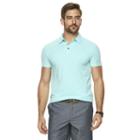 Men's Marc Anthony Slim-fit Essential Pique Polo, Size: Xxl, Turquoise/blue (turq/aqua)