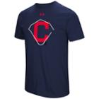 Men's Under Armour Cleveland Indians Ballpark Tee, Size: Xxl, Blue (navy)