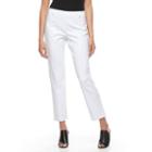 Women's Napa Valley Slimming Solution Straight-leg Dress Pants, Size: 10, Natural