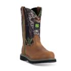 John Deere Men's Slip-resistant Waterproof Work Boots, Size: 11 Wide, Brown