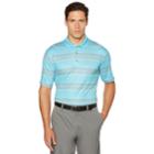 Men's Grand Slam Printed Stripe Polo, Size: Xxl, Blue