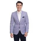 Men's Nick Dunn Modern-fit Windowpane Sport Coat, Size: 42 Short, Brt Blue