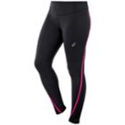 Asics Lite-show Cold-weather Running Tights - Women's, Size: Small, Black Pink