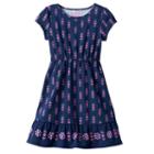 Girls 4-10 Jumping Beans&reg; Foil Tiered Dress, Girl's, Size: 7, Blue