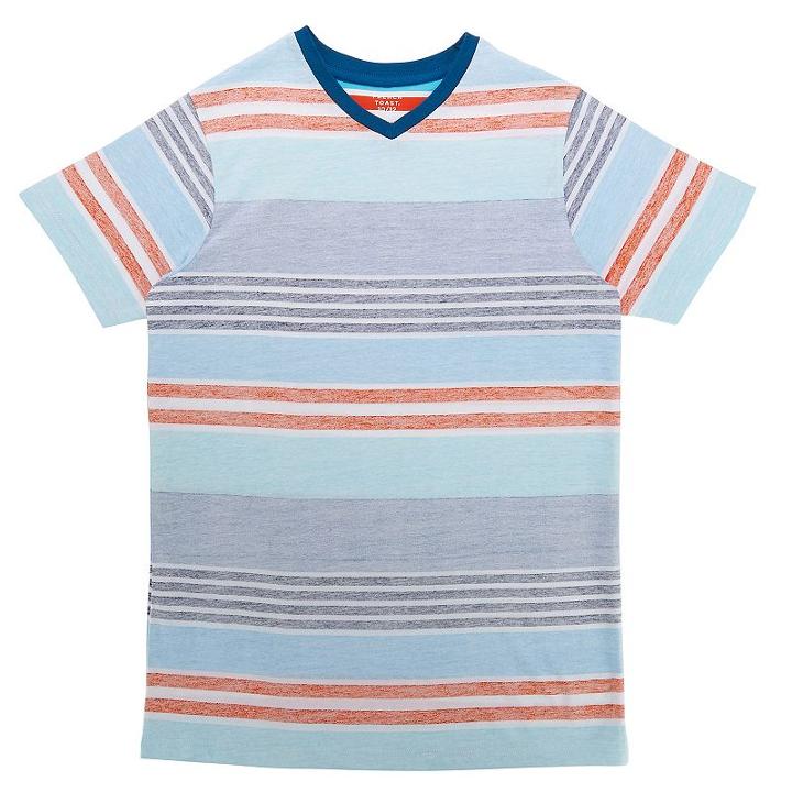 Boys 8-20 French Toast Striped Tee, Boy's, Size: Medium, Brt Blue