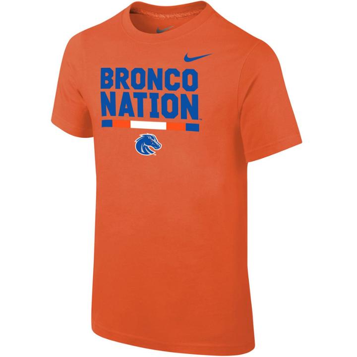 Boys 8-20 Nike Boise State Broncos Local Verbiage Tee, Size: L 14-16, Orange
