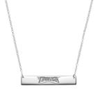 Philadelphia Eagles Sterling Silver Bar Link Necklace, Women's, Size: 18, Grey