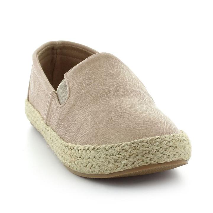 Seven7 Cape Verde Women's Espadrille Flats, Girl's, Size: 7, Beig/green (beig/khaki)