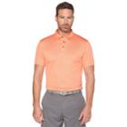 Men's Grand Slam On Course Jacquard Polo, Size: Small, Orange