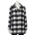 Juniors' Coffee Shop Faux-wool Boyfriend Jacket, Girl's, Size: Small, Silver