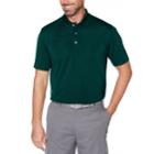 Men's Grand Slam Off Course Textured Golf Polo, Size: Small, Green