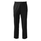 Men's Haggar Premium No Iron Khaki Stretch Straight-fit Flat-front Pants, Size: 38x32, Black