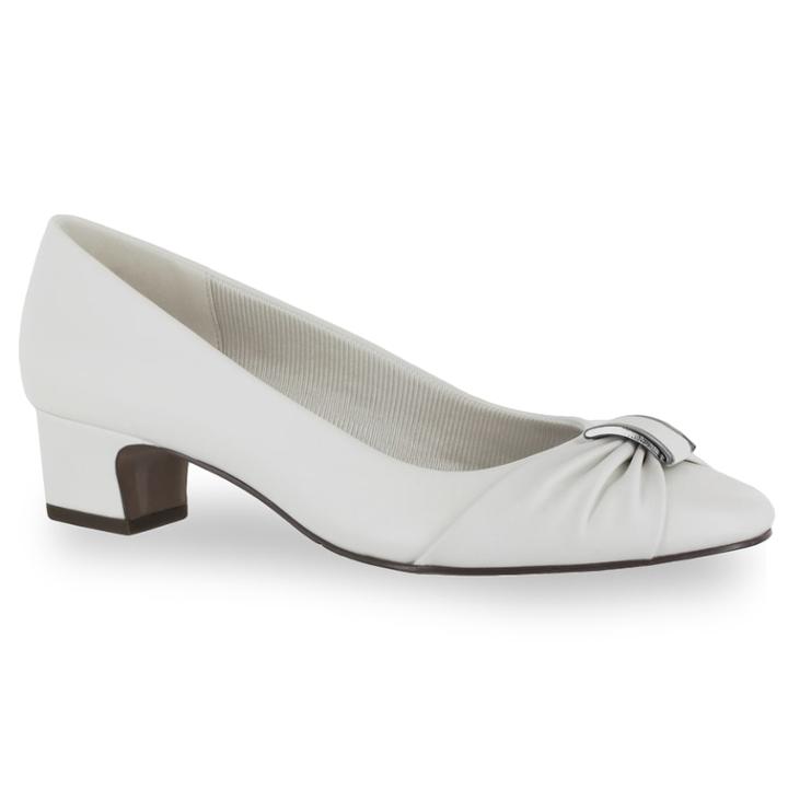 Easy Street Eloise Women's Pumps, Size: Medium (12), White