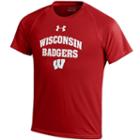 Boys 8-20 Under Armour Wisconsin Badgers Tech Tee, Boy's, Size: S(8), Red