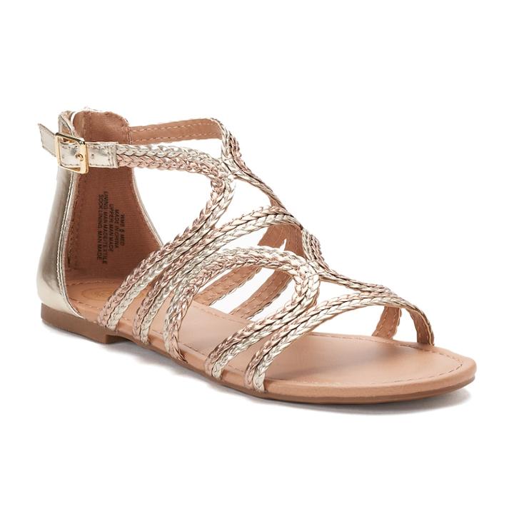 So&reg; Tigershark Women's Sandals, Size: Medium (8), Silver