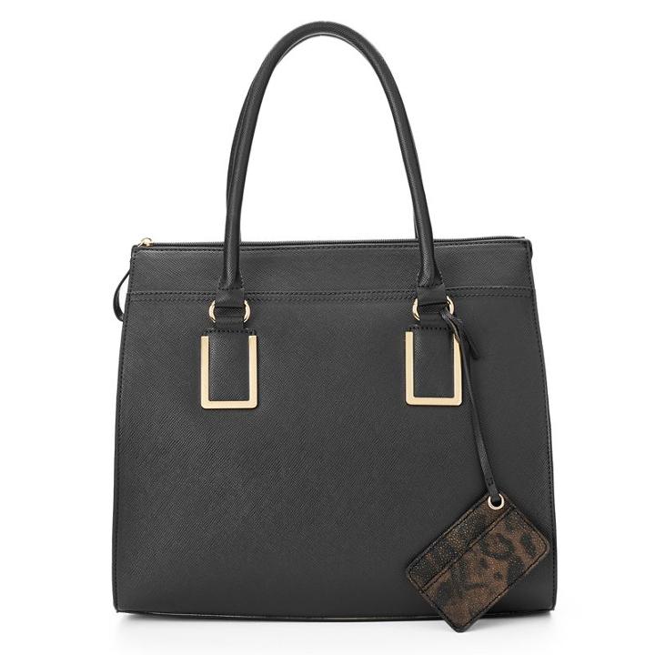 Apt. 9&reg; Fiona Tote, Women's, Black