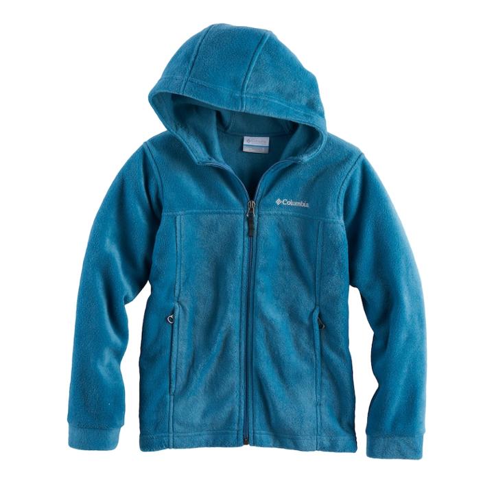 Boys 8-20 Columbia Flattop Ridge Hoodie, Size: Medium, Dark Blue